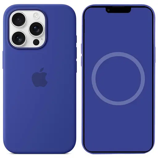Чехол Epik Silicone case AAA with Magsafe and Animation для Apple iPhone 16 Pro 6.3 Ultramarine