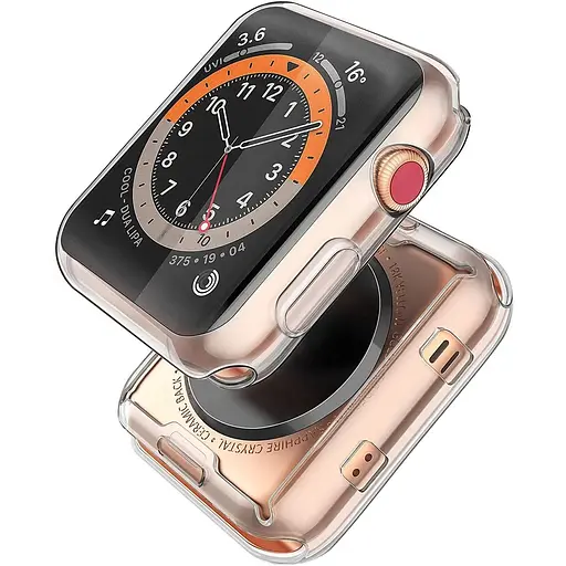 Чехол-накладка DK Silicone Face Case для Apple Watch 42mm (clear) - фото 2