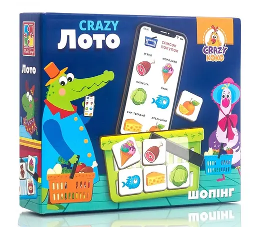 Гра настольная, CRAZY Лото, VT8055-09