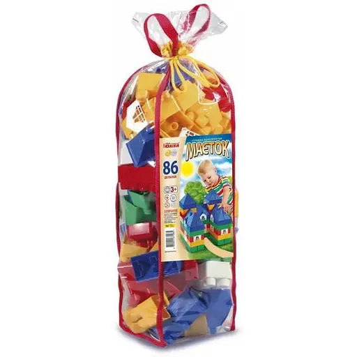 Конструктор развивающий Юніка 71085 Усадьба 86 деталей - фото 1