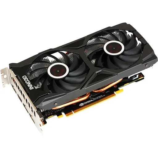Видеокарта Inno3D RTX 2060 6Gb Twin X2 (N20602-06D6-1710VA15L) (GDDR6, 192 bit, PCI-E v3.0) Б/у - фото 2
