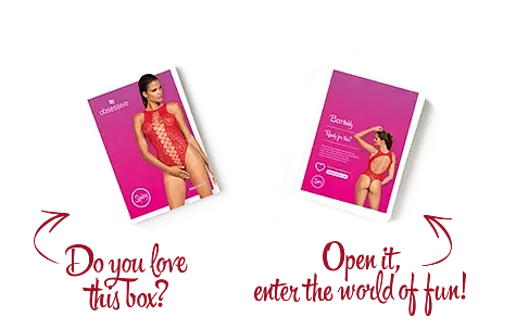 Ажурний бодістокінг із ефектом шнурівки Obsessive B120 teddy red S/M/L One size - фото 7