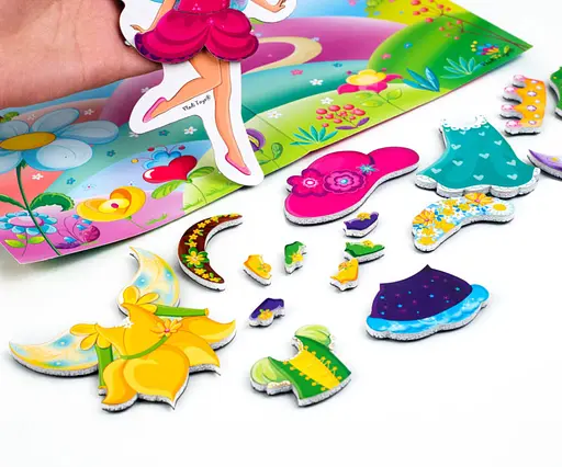 Магнитная игра для детей "Фея" в папке Vladi Toys VT3204-28 (укр) - фото 4