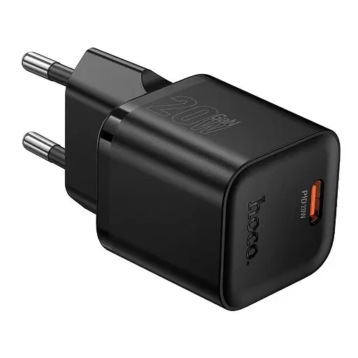 Адаптер сетевой HOCO Ingenious single port PD Charger N64 | 1Type-C, 20W/3A, PD/QC| - фото 1