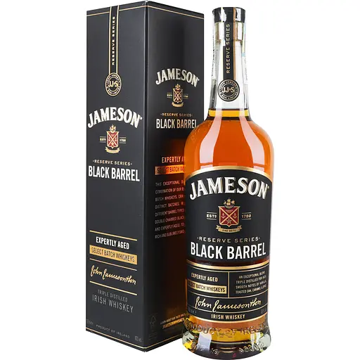Віскі Jameson Black Barrel 40% 0.7 л в подарунковій упаковці - фото 1
