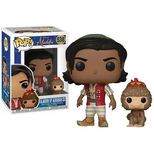 Фігурка Funko Pop Аладдін і Абу Дісней Аладін Aladdin & Abu Disney Aladdin 10см cartoon АА 538 - фото 1