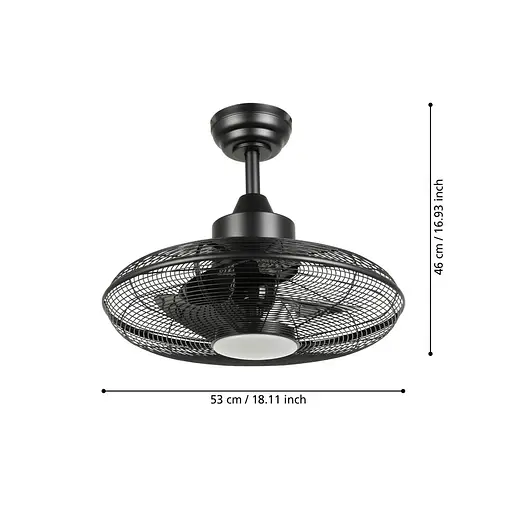 Світильник  стельовий  з  вентилятором  IGELDO - фото 2