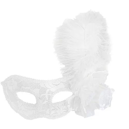 Маска Бальна з пером - фото 1