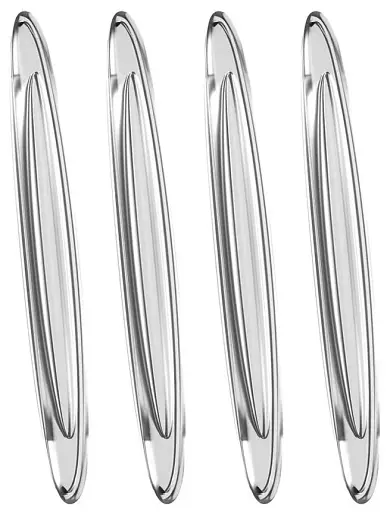 Защитные полоски накладки для автомобиля Baseus Streamlined car door bumper strip CRFZT-02 4 шт. - фото 1