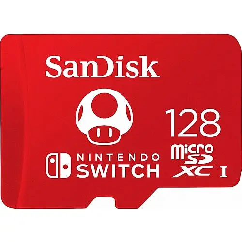Карта памяти SanDisk microSDXC 128 GB A1 UHS-I Ultra для Nintendo Switch (SDSQXAO-128G-GNCZN) [95514]
