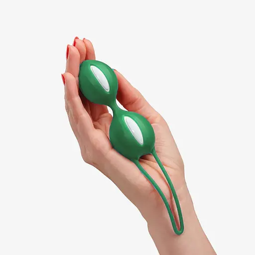 Вагинальные шарики Fun Factory Smartballs Duo, 17.5 см, мятный - фото 5