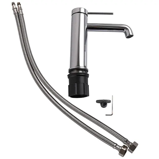 Смеситель для умывальника TOPAZ LOFT TLF 32201-H75-C хромированный для ванной комнаты с картриджем D25 - фото 6