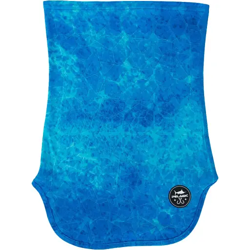 Бафф Pelagic Sunshield Fishing Neck Gaiter Blue Dorado Hex - фото 1