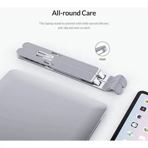 Подставка для ноутбука Orico 11-17", 7 position (15°-45°) metal (HS081676) - фото 6