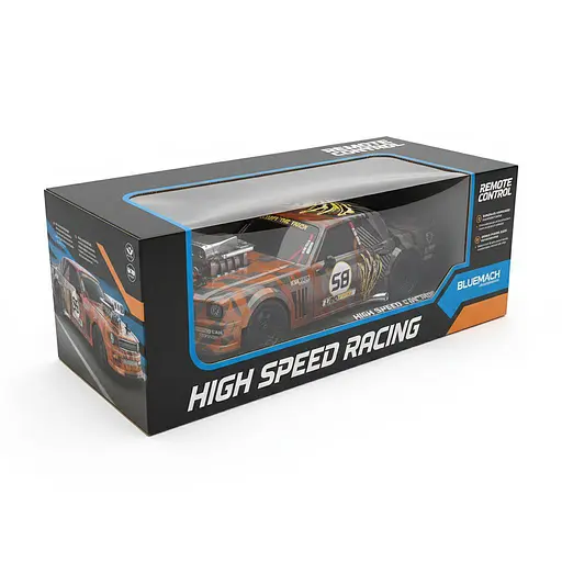 Радиоуправляемая Машина YD 898 MT 6518-02, Масштаб 1:16, Противоударная, Резиновые шины, Акум. 3.7V, Пульт 2.4GHz, Оранжевая - фото 2