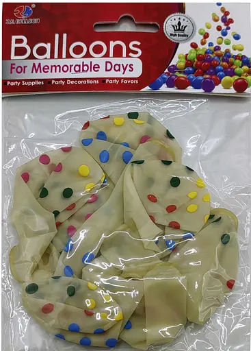 Набір латексних куль Горох, 10 шт., 30 см