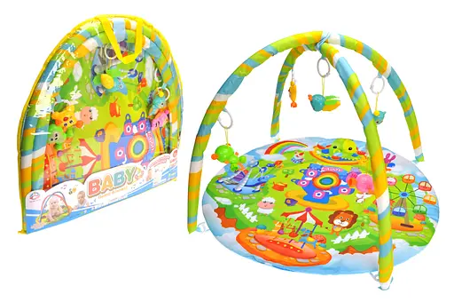 Развивающий коврик с погремушками, 116