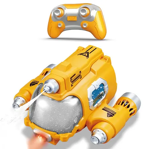 Човен на радіокеруванні SHT 3737-1AD Spray Water 2.4G Yellow - фото 2