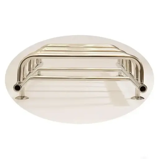 Рушникосушка водяна LEV Сатурн П7 нержавіюча сталь 500х700 - фото 5