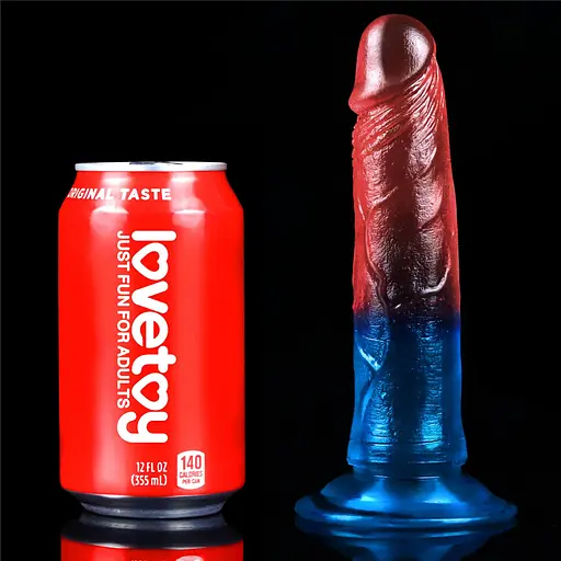 Фалоімітатор LoveToy Dazzle Studs 7" 17,5 см (мульти) - фото 20