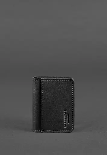 Кожаная обложка для ID-паспорта и водительского заседания 4.0 черная - фото 4