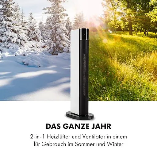 Тепловентилятор колонный Klarstein Hightower heat deluxe до 20 м² (10032777) - фото 4
