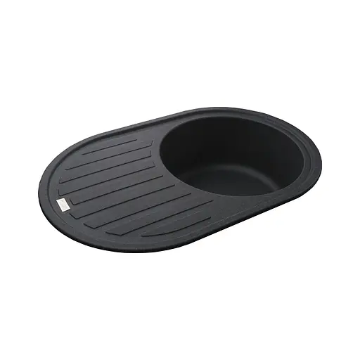 Гранітна мийка Globus Lux Ohara графіт 770x500мм-А0001 000022402, Графит - фото 2