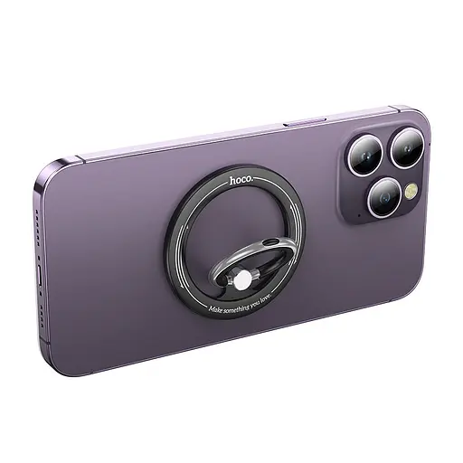 Магнитный держатель для телефона Hoco GH1 Gentle Black - фото 3