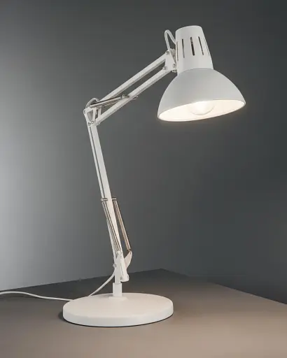 Настільна лампа Ideal Lux Wally 193991 E27 1x60W IP20 біла - фото 2