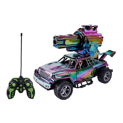 Машина на радиоуправлении, стреляет гелевыми шариками, световые эффекты, 27,5x12,5x17,5 см, JT698 (В ассортименте)