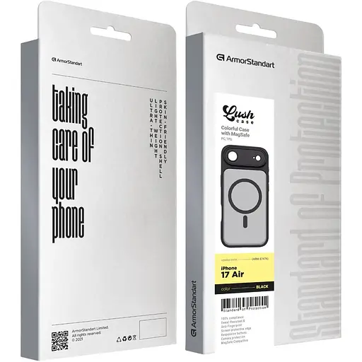 Чохол ArmorStandart Lush MagCase для Apple iPhone Air Black ARM87476 (147209) - фото 3