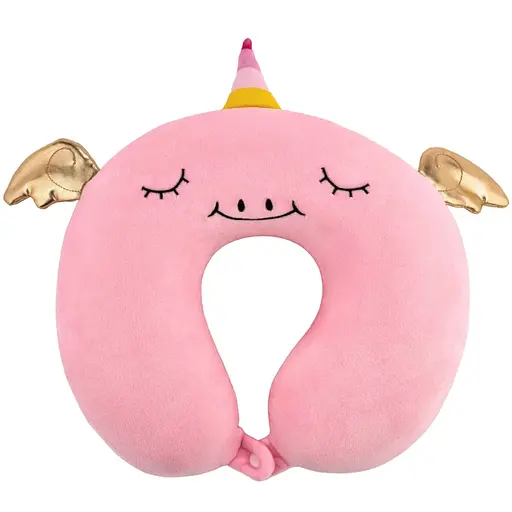 Подушка для шеи Ardesto Travel Unicorn 30х30 см розовая (ART3032NEP) - фото 1