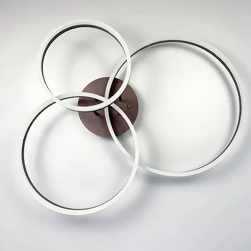 LED люстра Anelli Coffee на 3 кільця | Арт. A 8008/3 BCoffee | Line F - фото 2