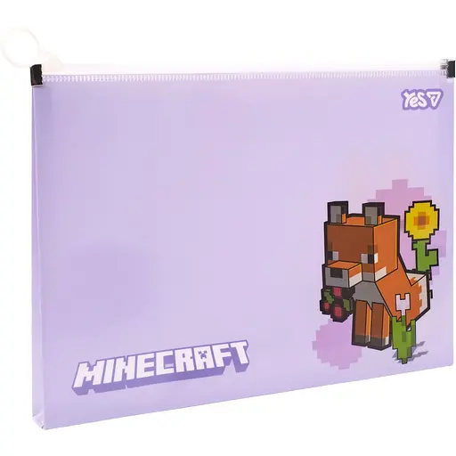 Папка-конверт Yes Minecraft.Spring B5 на молнии (1934921)