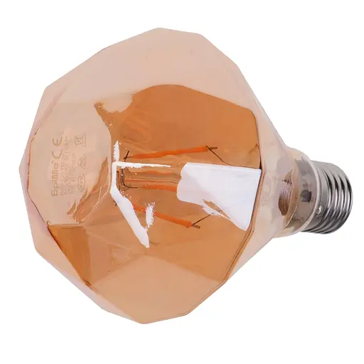 Лампа Brille светодиодная LED 6W E27 COG WW PZ95 Amber 220 В - фото 4