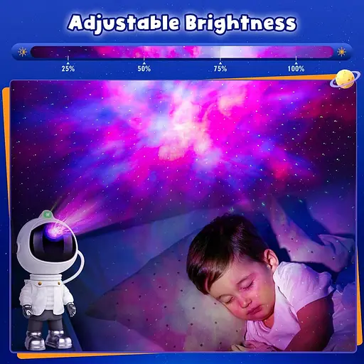 Проектор галактики астронавта Star Light Space Buddy Starry Projection Night Lights Ceiling Spacebuddy - фото 5
