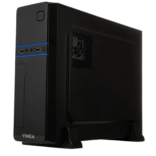 Корпус Vinga CS312B 400W Black (CS312B) - фото 2