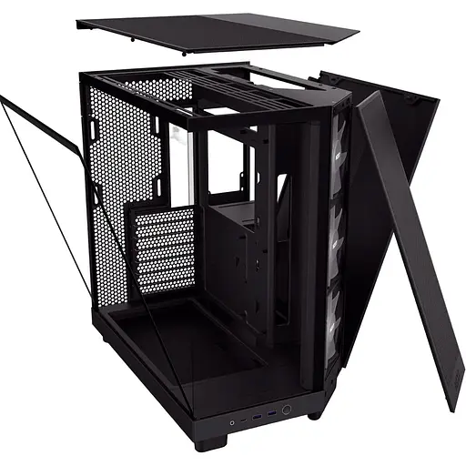 Корпус NZXT H6 Flow RGB Black (CC-H61FB-R1) [146833] - фото 6