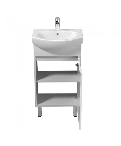 Тумба Мойдодир Tetris White 50 з умивальником Runa 50 Білий - фото 5