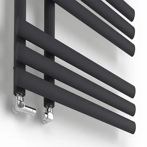 Рушникосушка дизайнерська Ideale Eva 11 12/1130/500 чорний, Чорний - фото 2