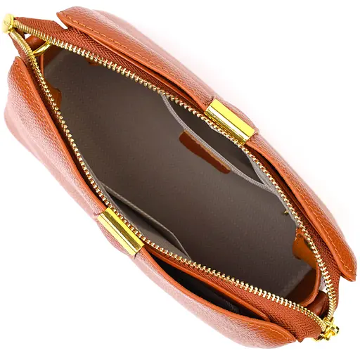 Сумка кожаная женская Vintage 23х17х8 см sum0022705 - фото 4