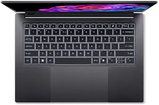Ноутбук Acer Swift X 14 SFX14-61G 14.5" 2.8K OLED AMD R7-350 32GB F1TB NVD5050-8 Win11 сірий - фото 4