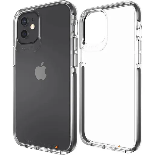 Противоударный чехол Gear4 Piccadilly D3O для iPhone 12 Mini (5.4") Black + Прозрачный (702006033) - фото 3