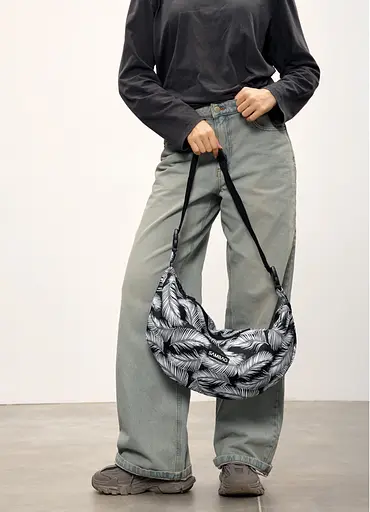 Женская сумка Sambag HOBO Bag-glove принт "Palm" 50 х 28 х 5 см (53400720) - фото 5