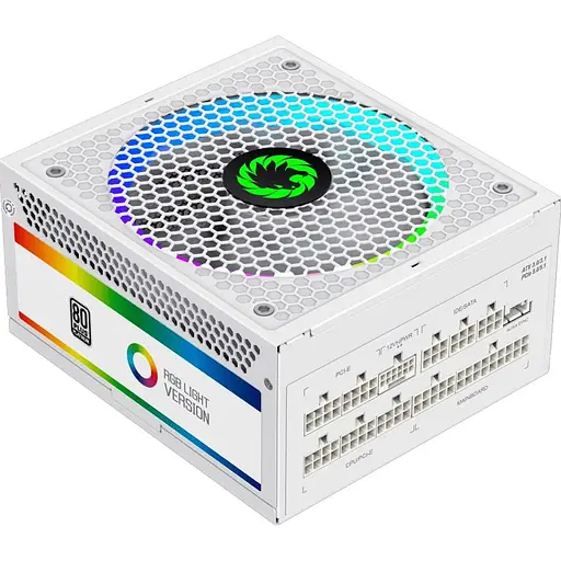 Блок живлення GameMax 1300W ATX3.1 80+ Platinum RGB White (RGB-1300 WH (ATX3.0/3.1 PCIe5.) - фото 7