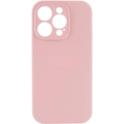 Чохол Silicone Case із захистом камери Full Apple iPhone 14 Pro Max Light Pink