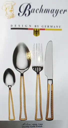 Набор столовых приборов Bachmayer BM-7285 на 12 персон в подарочном чемодане 72 предмета - фото 6