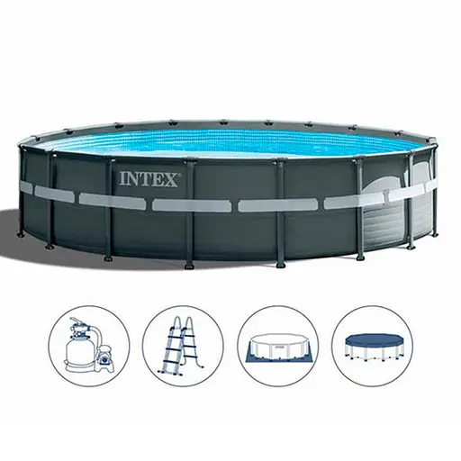 Басейн каркасний Intex 26330 (549-132см), 26423 л - фото 2