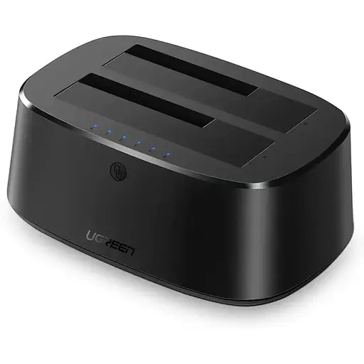 Док-станция Ugreen CM198 USB 3.0 to SATA Dual-Bay Hard Drive Duplicator/Cloner EU(UGR-50857)