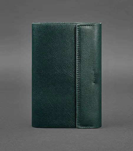Шкіряний блокнот софт-бук 7.0 зелений - фото 1